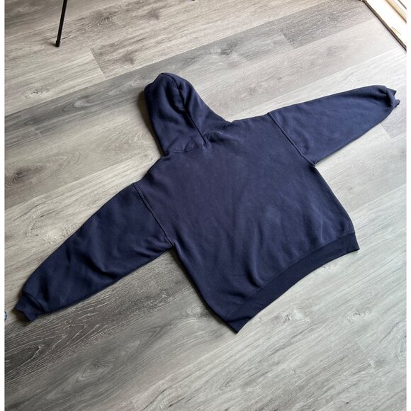 Vintage Cape Cod Navy Blue Hoodie By Jerzees (early 2000’s) Super Sweats Adult M - Picture 2 of 5